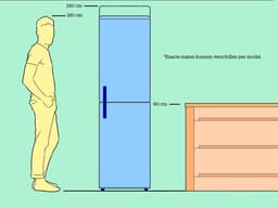 Inventum KV1808B No Frost energiezuinige koel-vriescombinatie - 180 cm hoog - 270 liter - Superkoelen - Supervriezen - Energielabel D - Vrijstaand - Zwart — thumbnail 4