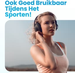 Golden Sound Draadloze Koptelefoon - Active Noise Cancelling - Ambient Mode - 60+ batterijduur - Over ear - Conversation mode - Koptelefoon bluetooth - Hybrid ANC tot 40dB - Koptelefoons — thumbnail 5