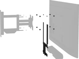 Cavus VESA Soundbar Beugel voor Sonos Ray – Voor Draaibare TV Beugels en TV Standaarden – Slim & Stijlvol Design - Zwart — thumbnail 2