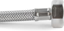 Aanvoerslang wasmachine droger RVS 2,0 m., recht 3/4 naar haaks 3/4 — thumbnail 2