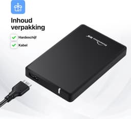 Voltano 750 GB Compacte Externe Harde Schijf - Windows  - Zwart - USB 3.0 — thumbnail 9