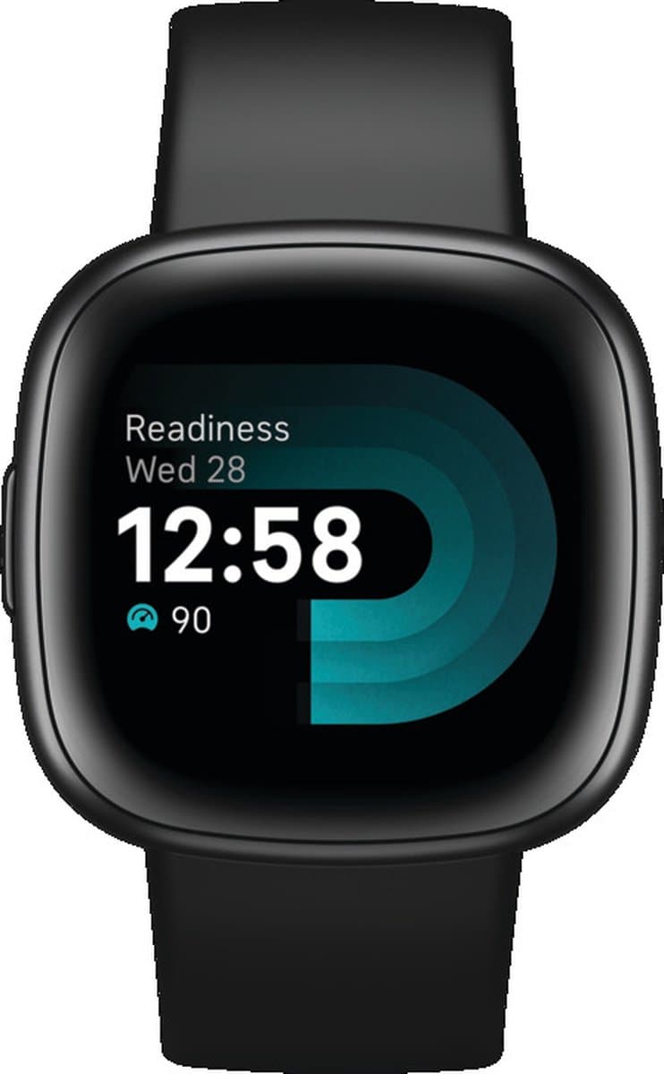 Fitbit Versa 4 - Smartwatch heren en dames - Zwart — afbeelding 1