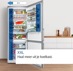 Bosch KGE49AWCA - Serie 6 - Koel-vriescombinatie - Extra breed - VitaFresh: houdt etenswaren langer vers in gekoelde lades - Wit - Energielabel C — thumbnail 6