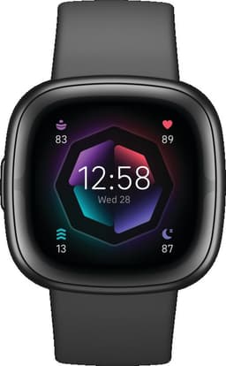 Fitbit Sense 2 - Smartwatch heren en dames - Zwart — thumbnail 1