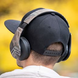 PowerLocus P2 - Draadloze Over-Ear Koptelefoon Inklapbaar - Bluetooth Hoofdtelefoon - Met microfoon – Headphone - Micro SD mode – Incl. Carry Case – Camouflage — thumbnail 6