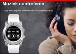 Belesy® VITAL – Smartwatch Heren – Smartwatch Dames – Horloge – Touchscreen Kleurenscherm – Stappenteller – Hartslag – Slaapmonitor – Calorieën – Belfunctie – Camerafunctie – IP67 Waterproof – Bluetooth – Roze - Moederdag — thumbnail 6
