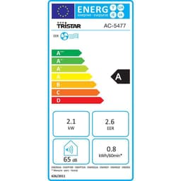 Tristar AC-5477 Mobiele Airconditioner 7000 BTU – 3-in-1 Airco, Ventilator & Ontvochtiger – Voor Ruimtes tot 25 m² – Timer – Wit — thumbnail 9