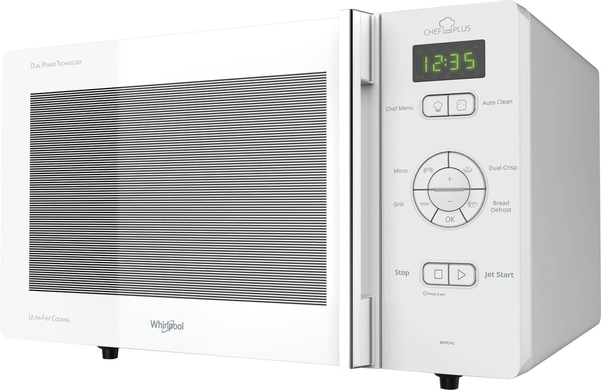 magnetrongrill 25l 800w wit - whirlpool - mcp345wh — afbeelding 1