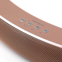 Intempo Curved Bluetooth Metallic Speaker (kleur: roségoud) — thumbnail 6