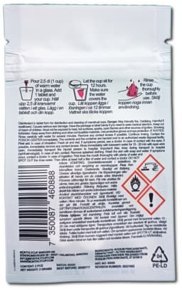 MonthlyCup Cleaning tablets - reinigingstabletten voor menstruatiecup - voor natuurlijke grondige reiniging - verwijdert verkleuring van menstruatiecup - milieuvriendelijk - 2 stuks — thumbnail 4