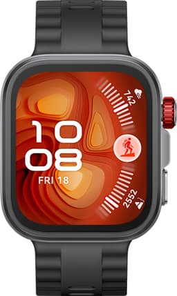 HUAWEI WATCH FIT 4 Pro - Zwart Fluorestomeer horlogeband | Ultra slank design | ECG functie | Geavanceerde sportmodi | Tot 10 dagen batterijduur | Compatibel met iOS & Android — thumbnail 1