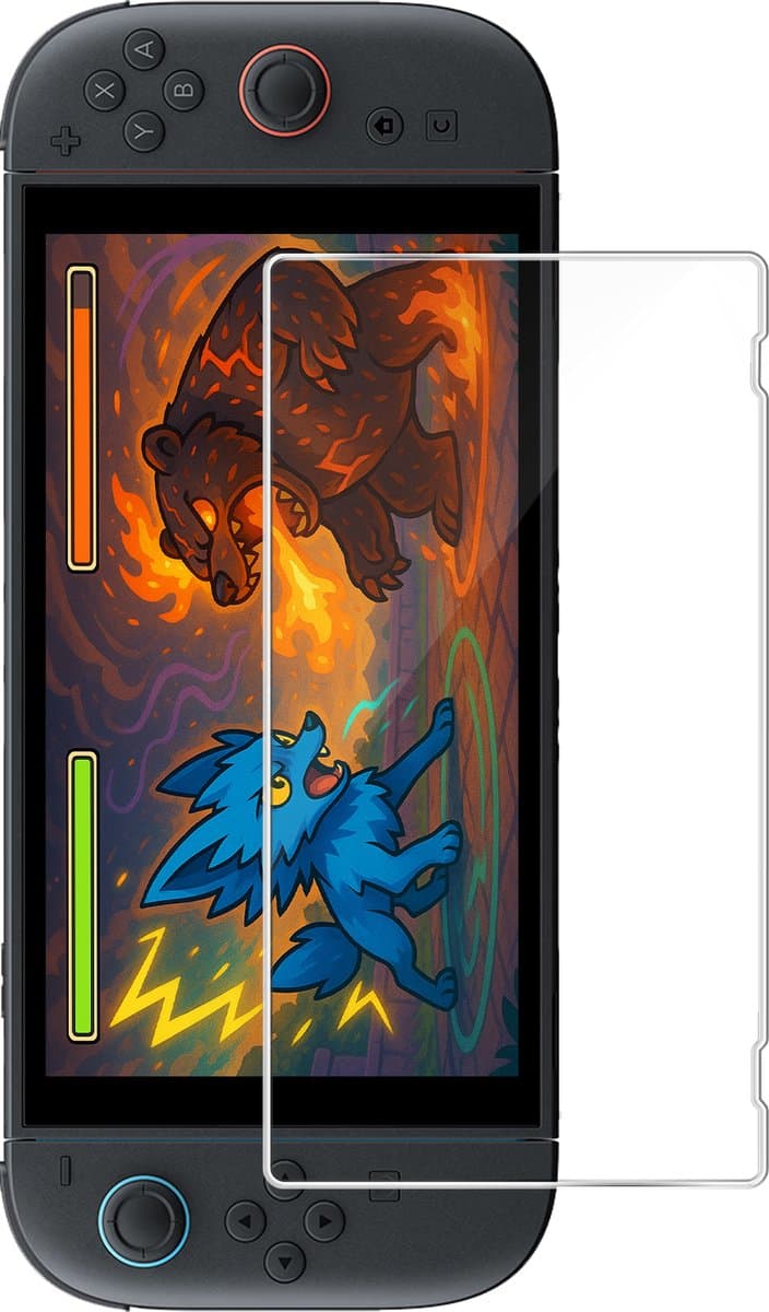 Screenprotector - Geschikt voor Nintendo Switch 2 Screenprotector Bescherm Glas - Tempered Glass Geschikt voor Nintendo Switch 2 Screen Protector — afbeelding 1