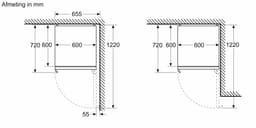 Bosch - KGN39VXAU - Serie 4 - Koel-vriescombinatie - 203cm hoog - Energielabel A - Zwart - Zeer stil - Total No Frost nooit meer ontdooien - Extra veel ruimte voor versproducten metVitaFresh XXL — thumbnail 16