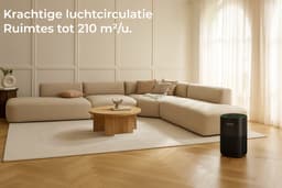 Luchtreiniger / Air Purifier met APP en HEPA 13 filter + koolstoffilter - Werkt tegen huisstofmijt, hooikoorts, allergie, stof, - 210 m³/u - Zedar L600 — thumbnail 5