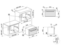 SMEG SF4400MCX1 - Combi-magnetron oven - 48 l - Roestvrijstaal - Selezione — thumbnail 3