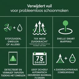 iRobot Roomba® 105 Combo + AutoEmpty Dock - Robotstofzuiger met Dweilfunctie - Zwart (Y3510) — thumbnail 11