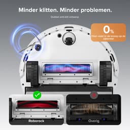 Roborock Q10 S5+ Robotstofzuiger en Dweil met Zelflediging– Zuigkracht van 10000 Pa–Vibrerende dweilpads– Handsfree Reinigen tot 7 Weken– Dubbel Anti-klitontwerp– Automatisch dweilen– Obstakelvermijding–Wit– S8 Plus Upgrade — thumbnail 10
