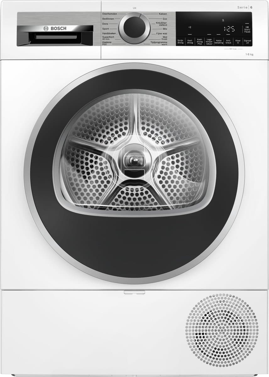 Bosch WQG233DLNL Serie 6 - Wasdroger- Warmtepompdroger - Wasdroger - 8 kg - Stil — afbeelding 1