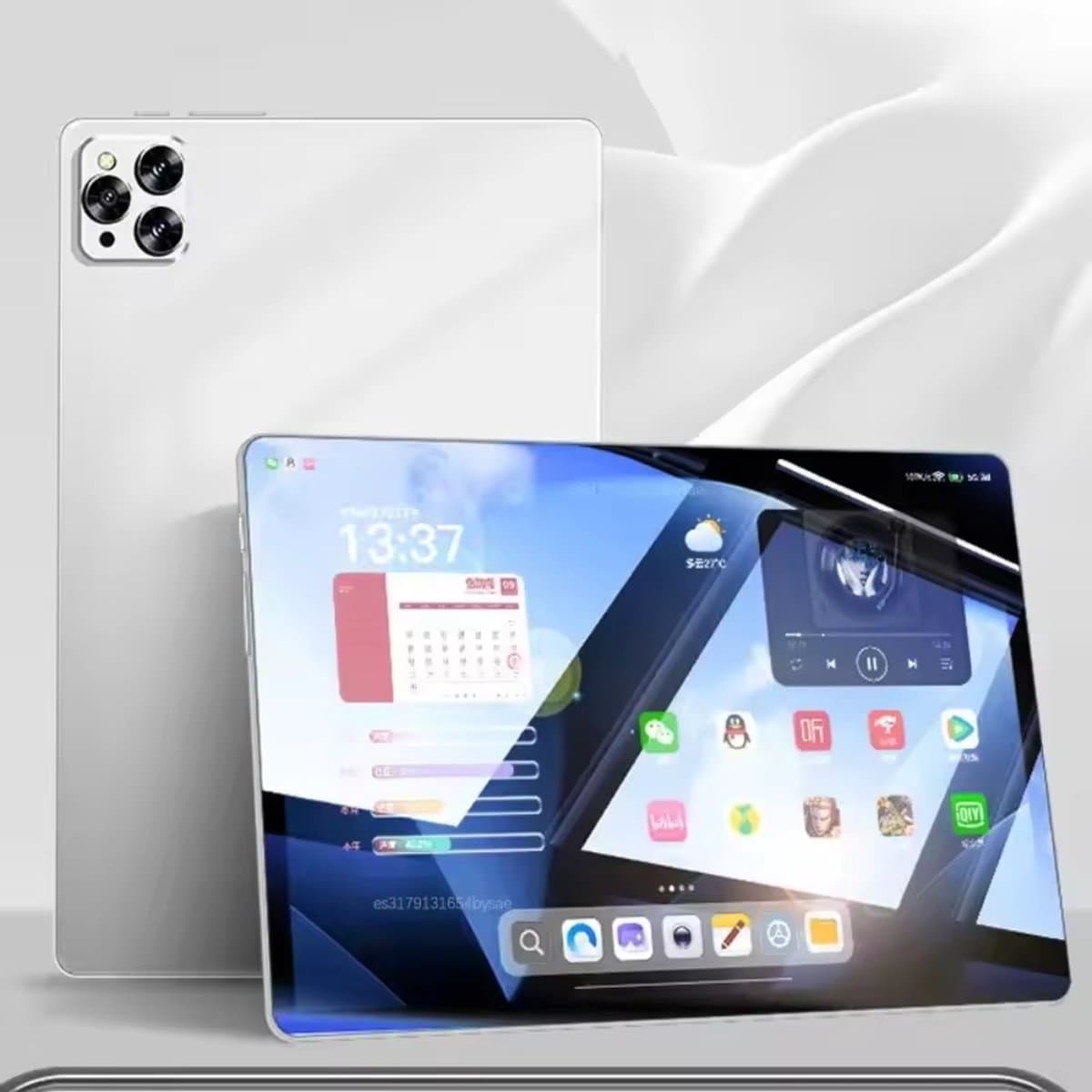 Mookes Pad 8 Pro Tablet 10.1 inch Android Global Snapdragon 8gen2 16GB 1024GB10000 mah 5G Dual SIM WIFI HD Volledig Scherm - Silver — afbeelding 1