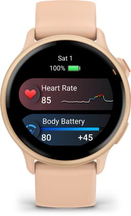 Garmin Vivoactive 6 - Smartwatch - Sporthorloge- Health - Fitness - 42 mm - Roze (Pink Dawn) — thumbnail 9