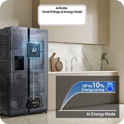 Samsung Family Hub™ RS90F66BETEF - 9-serie - Amerikaanse koelkast - Wifi - Mat inox — thumbnail 8