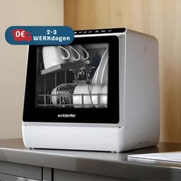 Evidenter ITDW25 - Mini vaatwasser - Vrijstaande vaatwasser - 4 Couverts - 7 Wasprogramma's - Incl. Bestekmandje — thumbnail 11