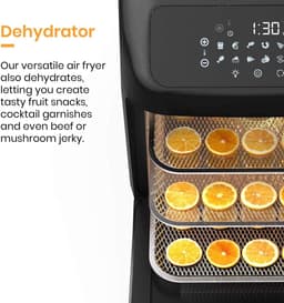 Royalty Line® AFO12601 Airfryer Oven - Airfryer XXL - 12 Liter Heteluchtoven met 12 Programma's - Touch Display Heteluchfriteuse - 1800W - Zwart / RVS — thumbnail 2