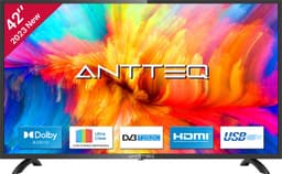 ANTTEQ AB42D1-televisie 42 inch (TV 106 cm)-Dolby Audio, LED, HDMI, mediaspeler via USB, digitale audio-uitgang, triple tuner DVB-C/T2/S2, CI+, inclusief hotelmodus — thumbnail 1