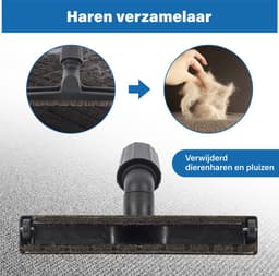 DEGG - Stofzuigermond - universeel 30 tot 37mm - parket borstel - stofzuigerborstel univereel - geschikt voor Miele, Philips, AEG, Electrolux, Nilfisk, Rowenta etc. Premium kwaliteit — thumbnail 6