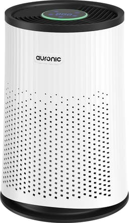 Auronic Luchtreiniger Compact Pro met HEPA 13 Filter, Ionisator en Koolstoffilter - Ruimtes tot 30m² - CADR-waarde van 150m³/u - Air Purifier met Aromatherapie - Wit — thumbnail 1
