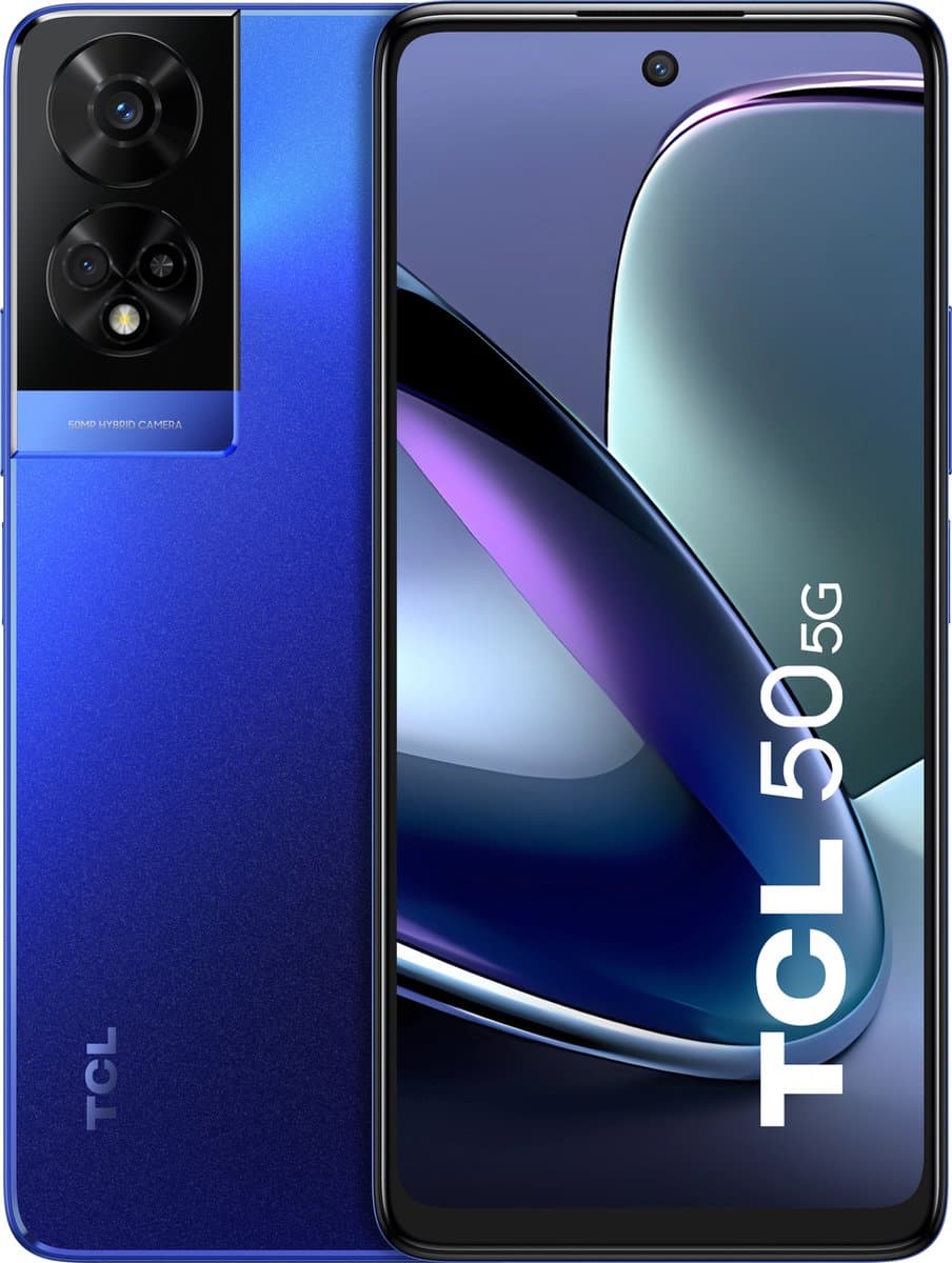 Smartphone TCL 50 5G 4 GB RAM 128 GB Blue 6,56" ARM Cortex-A55 Mediatek Dimensity 6100+ — afbeelding 1