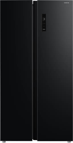Inventum SKV0178B No Frost energiezuinige Amerikaanse koelkast - 555 liter - Digitaal led-display - IJsblokjesmaker - Stil: 37 dB - Superkoelen - Supervriezen - 2 deuren - Energielabel D - Zwart — thumbnail 6