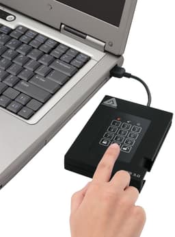 Apricorn Padlock Fortress - FIPS validated, 500GB USB 3.0 — thumbnail 1