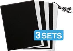 3x Filterset geschikt voor Miele - Totaal 6 Filters - 3x Motorfilter & 3x Hygiënefilter - 200x125mm - Ook Universeel Voor Elke Stofzuiger met Motor- en/of MicroFilter - O.a. Geschikt voor Miele C3, C2, C1, S8, S6, S5, S4, S2, S8000, S6000, S5000 etc. — thumbnail 1