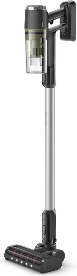 Philips Steelstofzuiger Draadloos XC3033/01 - Zuigmond met LED verlichting - Zonder Zak - Met Kruimeldief - Batterijduur tot 60 min - Lichtgewicht - Zwart — thumbnail 11