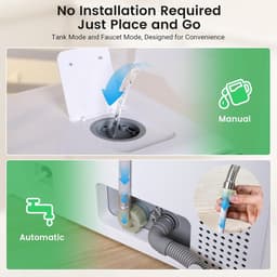 BLITZHOME Vaatwasser BH-6-CDW1 – draagbaar tafelmodel, 5,2L, 9 programma's, PTC hete lucht droging, 3D 360° sproei, app-bediening, EU-stekker — thumbnail 6