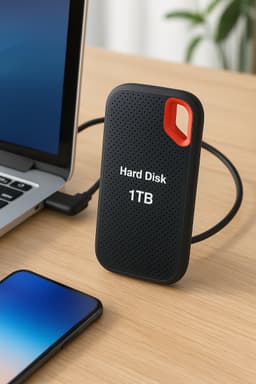 Externe harde schijf 1 TB - USB-C 2.0/3.0 - Lichtgewicht model - HDD — thumbnail 4