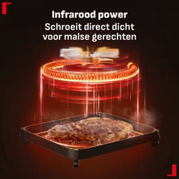 Tefal Easy Fry Infrared EY832H - Airfryer - 7L - 1700W - Infrarood Technologie - Sneller - Krokanter - Malser - 8 Programma's — thumbnail 13