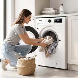 Heinner HWM-HME8014IVA20+++ Wasmachine - 8 kg - 1400 tpm - Energieklasse A-20% - Inverter Motor - Stoomfunctie met Allergy Steam & Baby Steam Care - 15 Programma's - Quick Wash 15 min - Wit - 5 Jaar Garantie — thumbnail 11