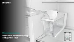 Hisense RS5P528STFE - Amerikaanse koelkast – Zwart - No-Frost - 178 cm hoog - 528 liter - Energielabel E - Invriesvermogen 10 kg/24u - Geluidsniveau 40 dB(A) - IJs- en waterdispenser - LED Display - FastFreeze - Deuralarm - Interverter Compressor — thumbnail 17