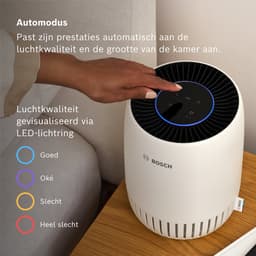 Bosch Air 1000 Luchtreiniger – Verwijdert verontreinigingen, inclusief luchtfilter en stille modus (< 25 dB(A)) – voor oppervlakken tot 23 m² – met automatische modus CADR 100 m³/h — thumbnail 5