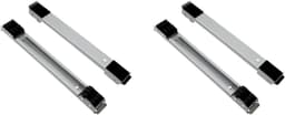 Wasmachine Onderstel - Trolley Poten - Apparaten Verplaatsen - Verstelbare Lengte - 2 stuks - Zwart — thumbnail 1