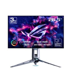 ASUS ROG Swift OLED PG27AQWP-W - QHD Tandem OLED Monitor - Next Gen OLED - TrueBlack Glossy - 540hz - 27 inch — thumbnail 1