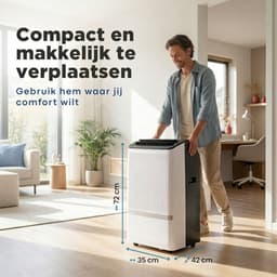 Aironex Mobiele Airco 12000 BTU – App & Afstandsbediening – Stil & Compact – Mobiele Airconditioner met Raamafdichting - Mobiele Airco voor Slaapkamer, Woonkamer, Kantoor — thumbnail 9