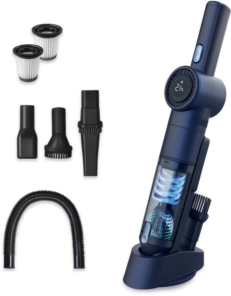 Samako Kruimeldief NanoDetect Pro 135W - Kruimelzuiger Snoerloos - Krachtige Handstofzuiger 16Kpa - Draadloos - Autostofzuiger — afbeelding 1