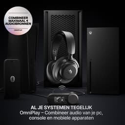 SteelSeries - Arctis Nova Pro Omni - Hi-Res Wireless Certified Gaming Headset - Black — thumbnail 3