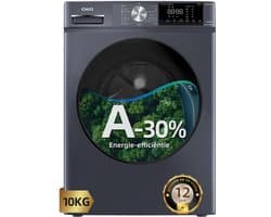 CHiQ CFL100-14586IM3XA - Wasmachine - 10 KG - Space Pro - A-30% - 16 programma's - AI Smart - Stoomwassen & Quick Wash - 12 jaar garantie op motor