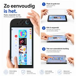 PlayCool Nintendo Switch 2 Accessoirebundel – Complete Reisset met Draagtas, RGB Oplaadstation voor Joy-Cons & Screenprotector met Installatietray — thumbnail 3