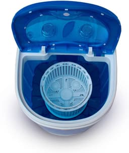 Quvo® Camping Wasmachine - Mini Wasmachine - Wasmachines - Capaciteit van Kleding 3 kg - Laag Water- en Energieverbruik - Wit - 36cm x 37cm x 53cm — thumbnail 15
