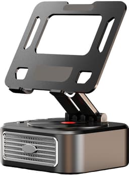 Draaibare tabletstandaard met ingebouwde luidspreker – Multifunctioneel Bluetooth-audioapparaat met verstelbare hoek | Creatieve draagbare tabletstandaard — thumbnail 5